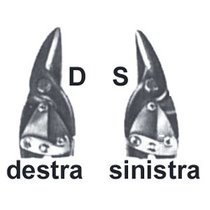 698GD - CESOIE PER LAMIERE A DOPPIA LEVA - Prod. SCU